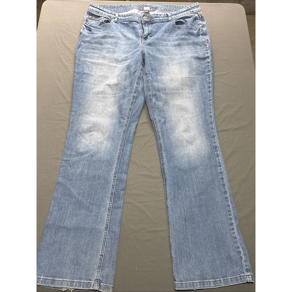 Maurices Women's Blue Jeans, Size 18, Long Boot Cut